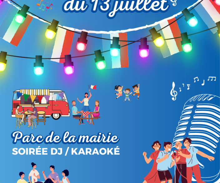 Affiche Soirée Guinguette - Karaoké DJ