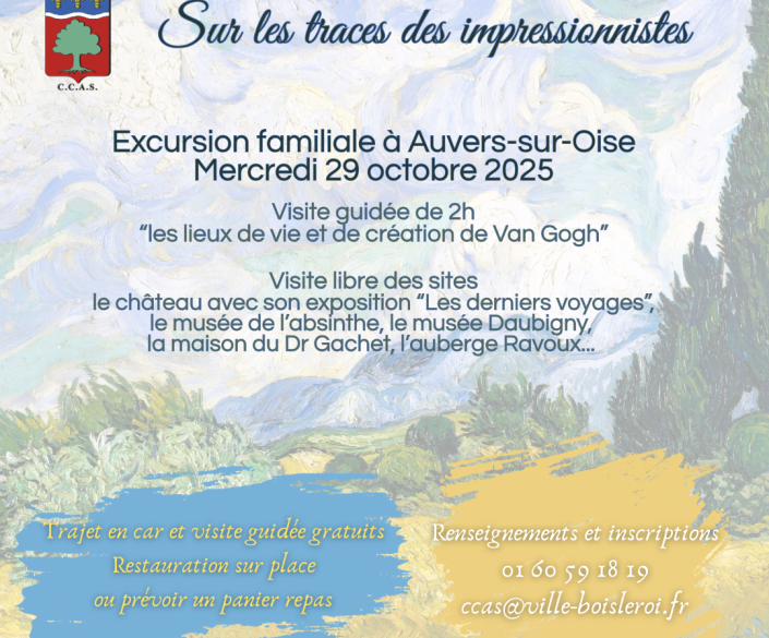 Sur les traces impressionnistes CCAS - octobre 25
