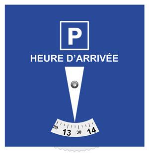 Nouveau modèle de disque de stationnement