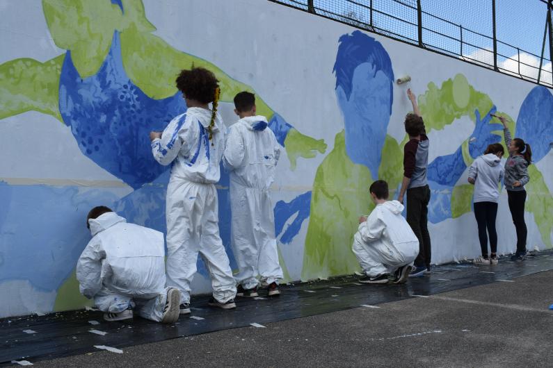 Fresque du complexe Langenargen