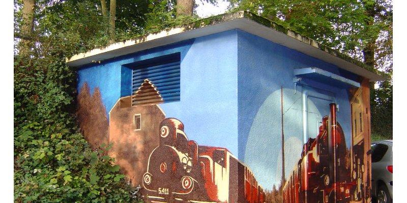 Fresque de la rue de la Gare