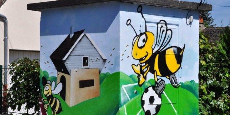 Fresque de la rue Moreau de Tours