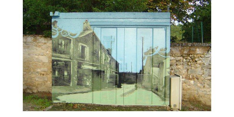 Fresque de la place Jeanne Platet