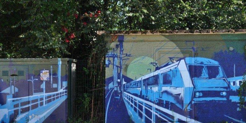 Fresque du pont de la République