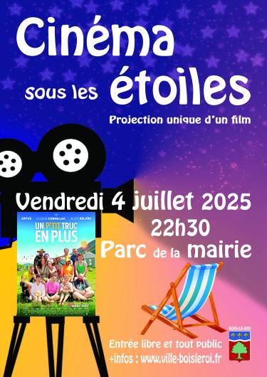 Cinéma sous les étoiles - Un p'tit truc en plus