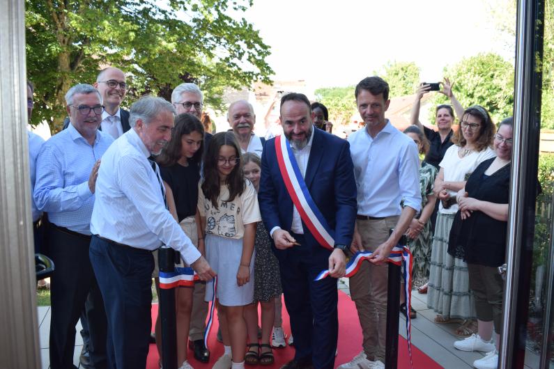 Inauguration Médiathèque - ruban