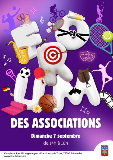 Affiche Forum des associations 2025