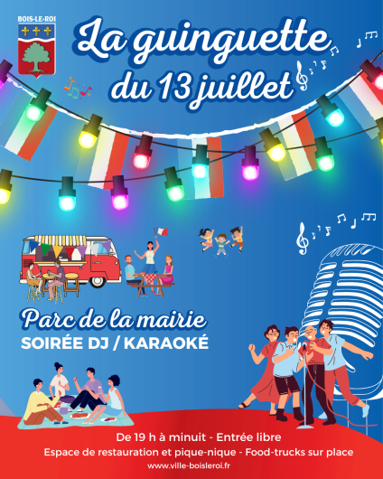 Affiche Soirée Guinguette - Karaoké DJ