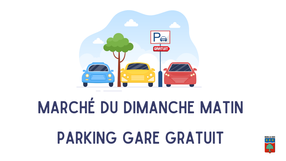 Marché du dimanche matin  Parking Gare Gratuit v2