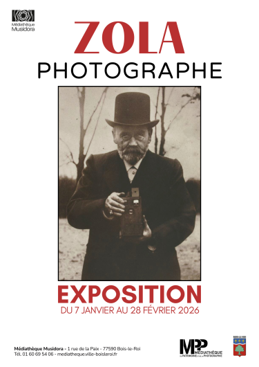 Exposition Zola photographe - mediathèque Musidora