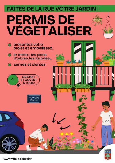 Affiche Permis de végétaliser