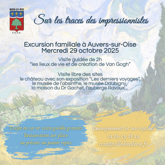 Sur les traces impressionnistes CCAS - octobre 25