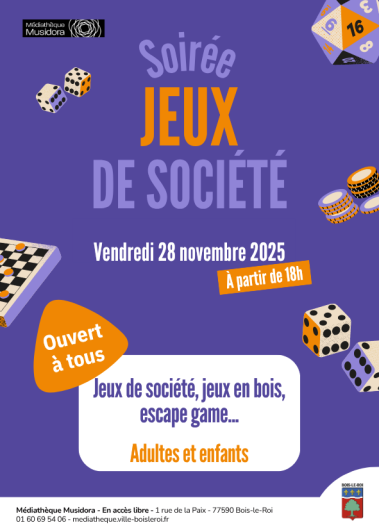 Soirée Jeux 28 11 2025