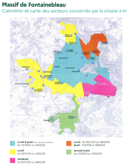 Carte secteurs chasse 20252026