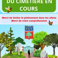 Engazonnement cimetière