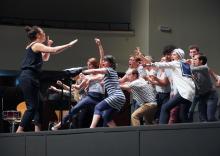 choeur d'adulte dirigé par Aurélie REYBIER