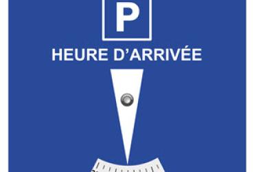 Nouveau modèle de disque de stationnement