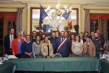 Membres de la majorité le soir de l'élection