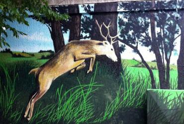 Fresque grand pignon