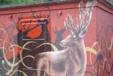 Fresque de l'impasse de cerfs