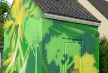 Fresque place de la Croix Canat