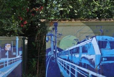 Fresque du pont de la République