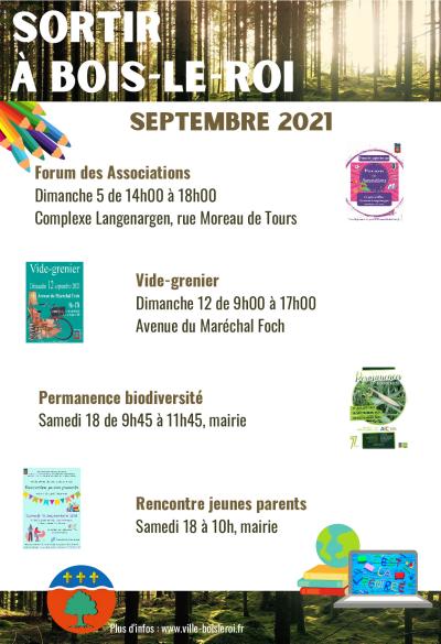 Sortir à Bois-le-Roi - Septembre 2021