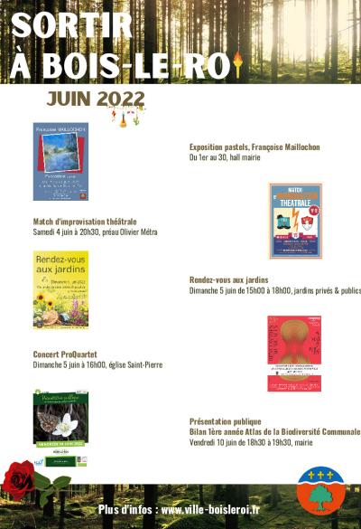 Sortir à Bois-le-Roi - Juin 2022