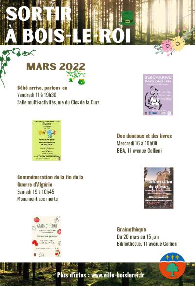Sortir à Bois-le-Roi - Mars 2022
