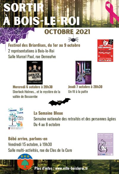 Sortir à Bois-le-Roi - Octobre 2021