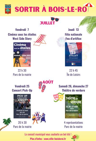 Sortir à Bois-le-Roi - Eté 2023