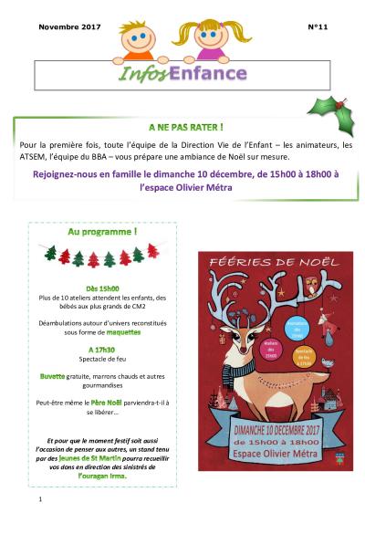Lettre d'information Enfance n°11