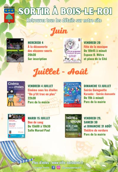 Sortir à Bois-le-Roi été 2025