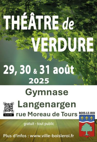 Programme Theatre de verdure 2025 - gymnase
